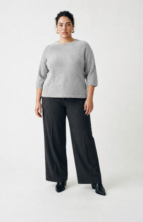Vero Moda Curve Lefile Knit in Grey 