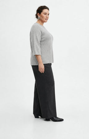 Vero Moda Curve Lefile Knit in Grey 