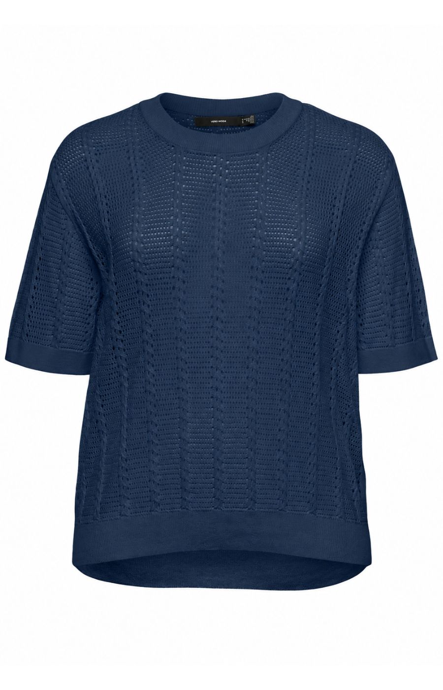 
Vero Moda Curve Lux Light Top in Navy
 
