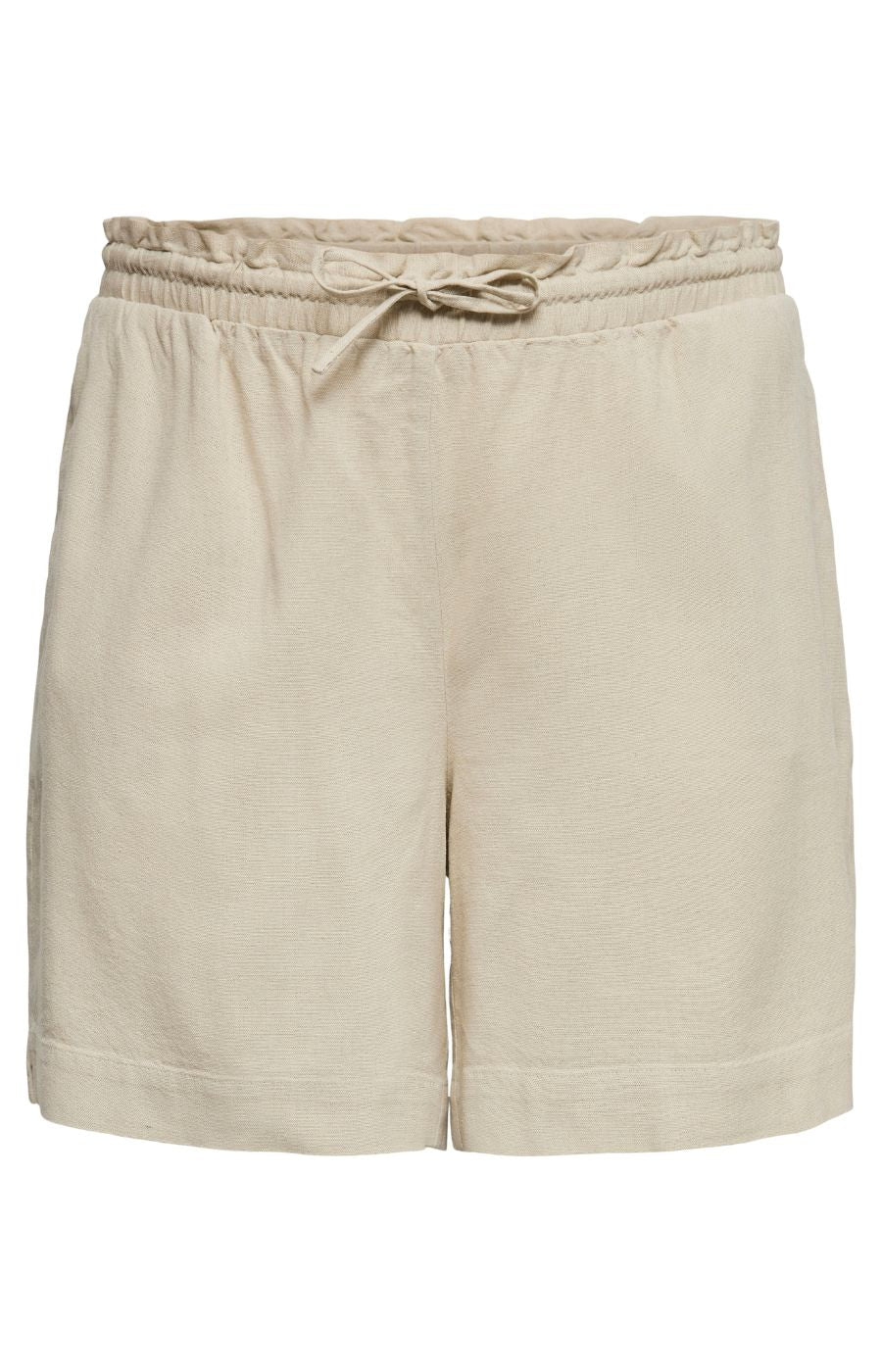 Vero Moda Curve Milo Shorts in Beige