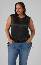 Vero Moda Curve Mira Top in Black