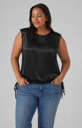 Vero Moda Curve Mira Top in Black