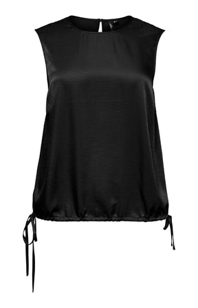Vero Moda Curve Mira Top in Black 