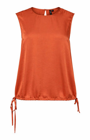 Vero Moda Curve Mira Top in Orange