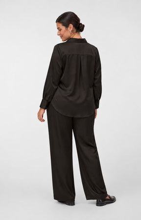 Vero Moda Curve Miro Shirt in Chocolate Torte 