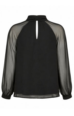 Vero Moda Curve Molly Blouse in Black This image was created using AI