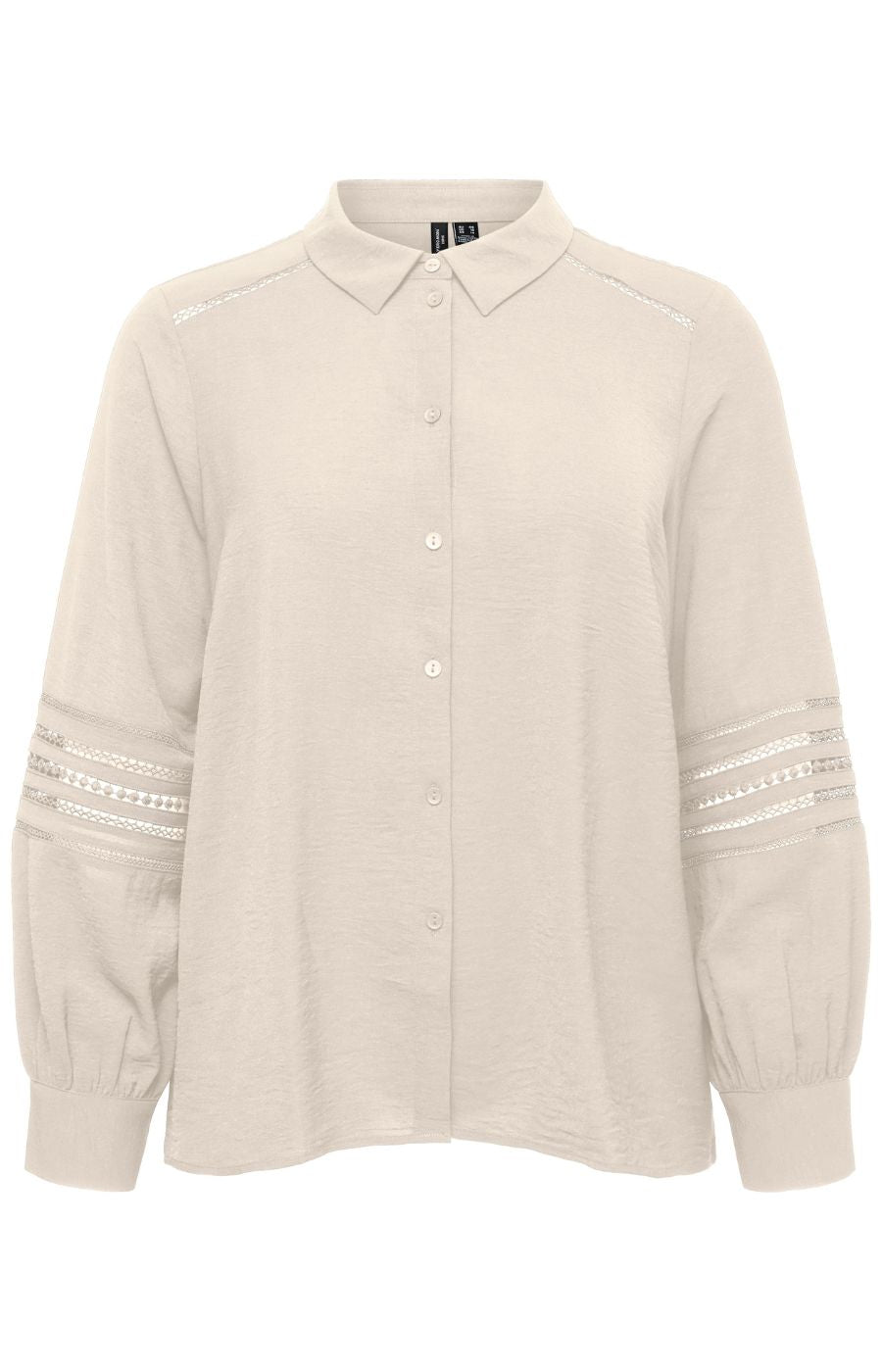 Vero Moda Curve Musla Shirt in Birch 