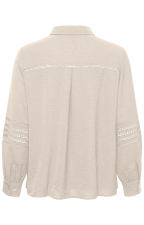 Vero Moda Curve Musla Shirt in Birch 
