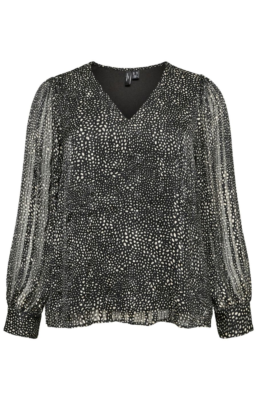 Vero Moda Curve Nabila Blouse Black  