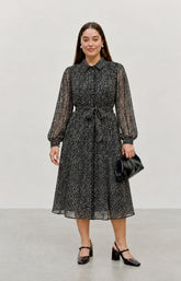 Vero Moda Curve Nabila Dress in Black 