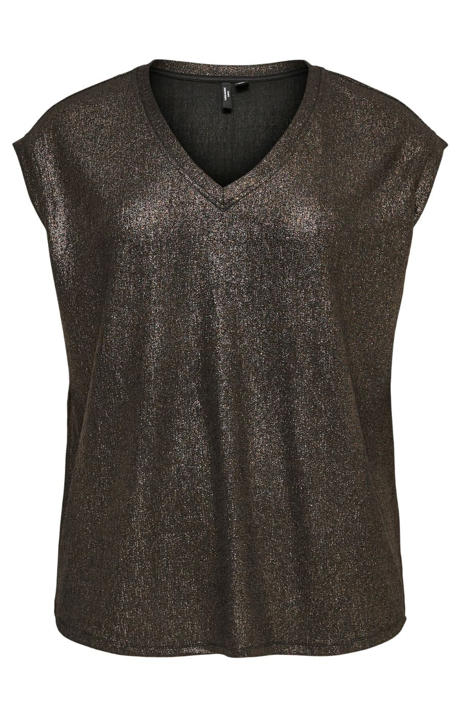 Vero Moda Curve Nelena Top in Chocolate 