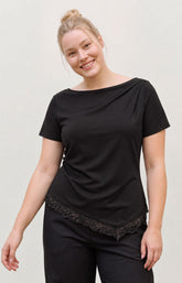 Vero Moda Curve Nelli Top in Black