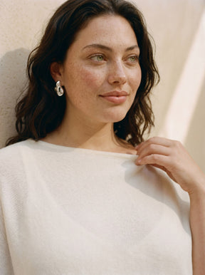 Vero Moda Curve Nicole Cape in Cream 