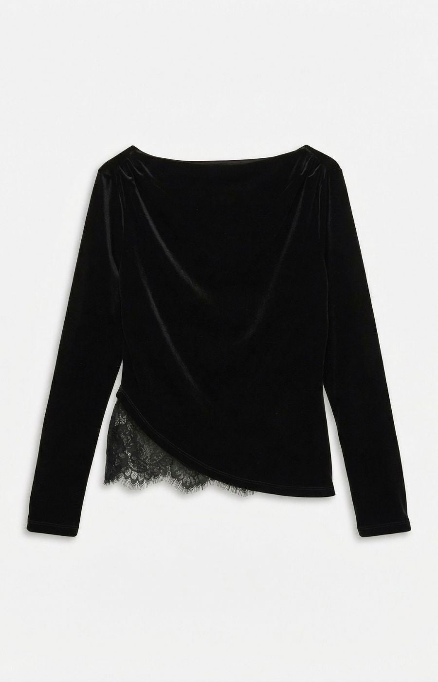 Vero Moda Curve Rikke Top in Black 