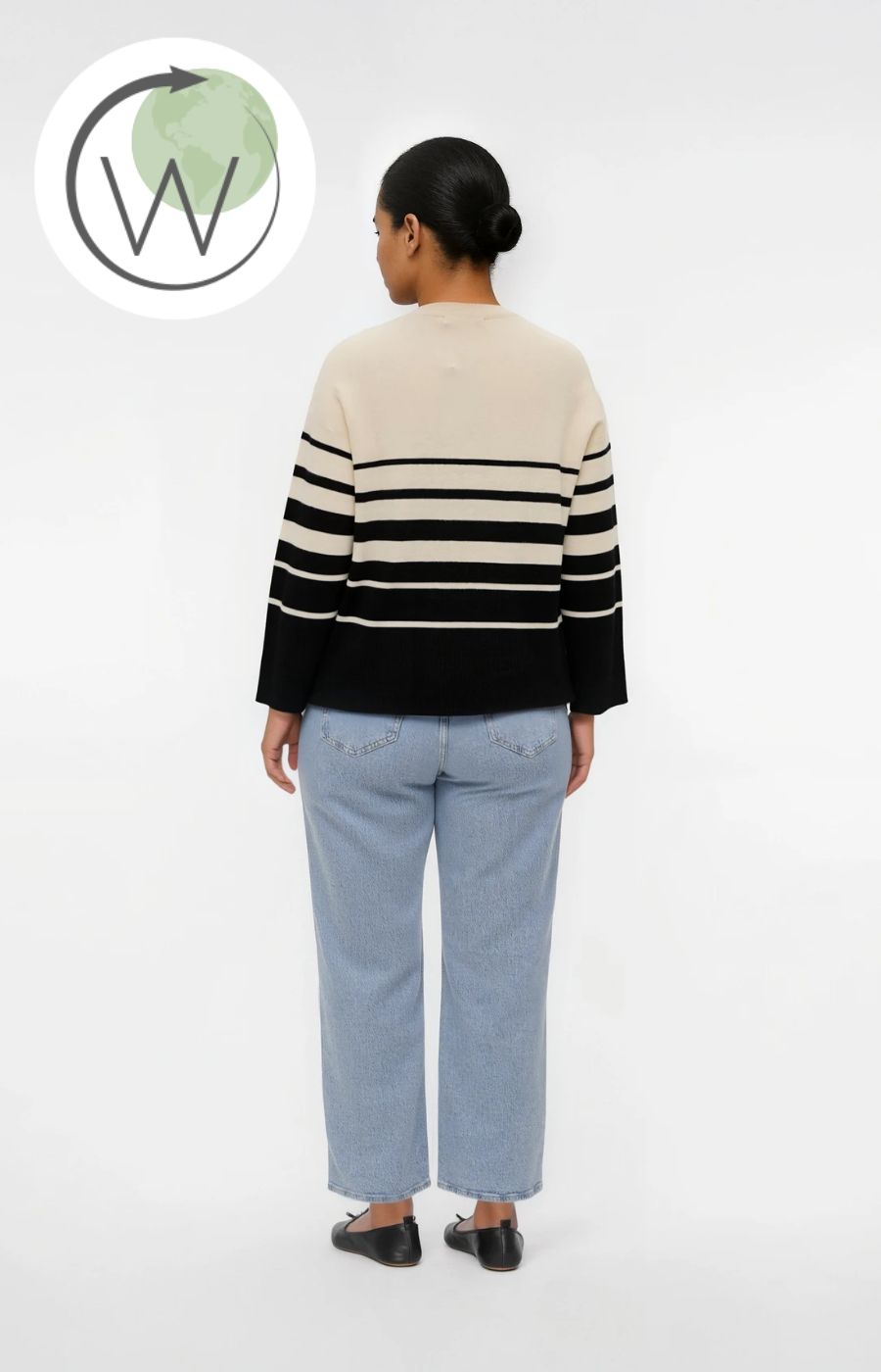 Vero Moda Curve Saba Jumper in Cream