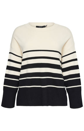 Vero Moda Curve Saba Jumper in Cream