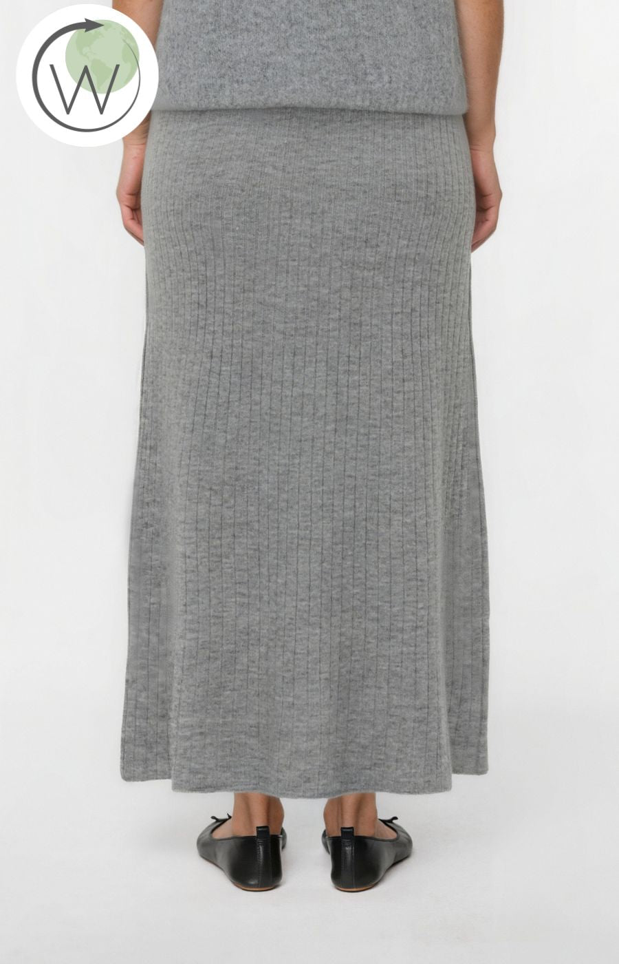 Vero Moda Curve Sally Skirt in Grey