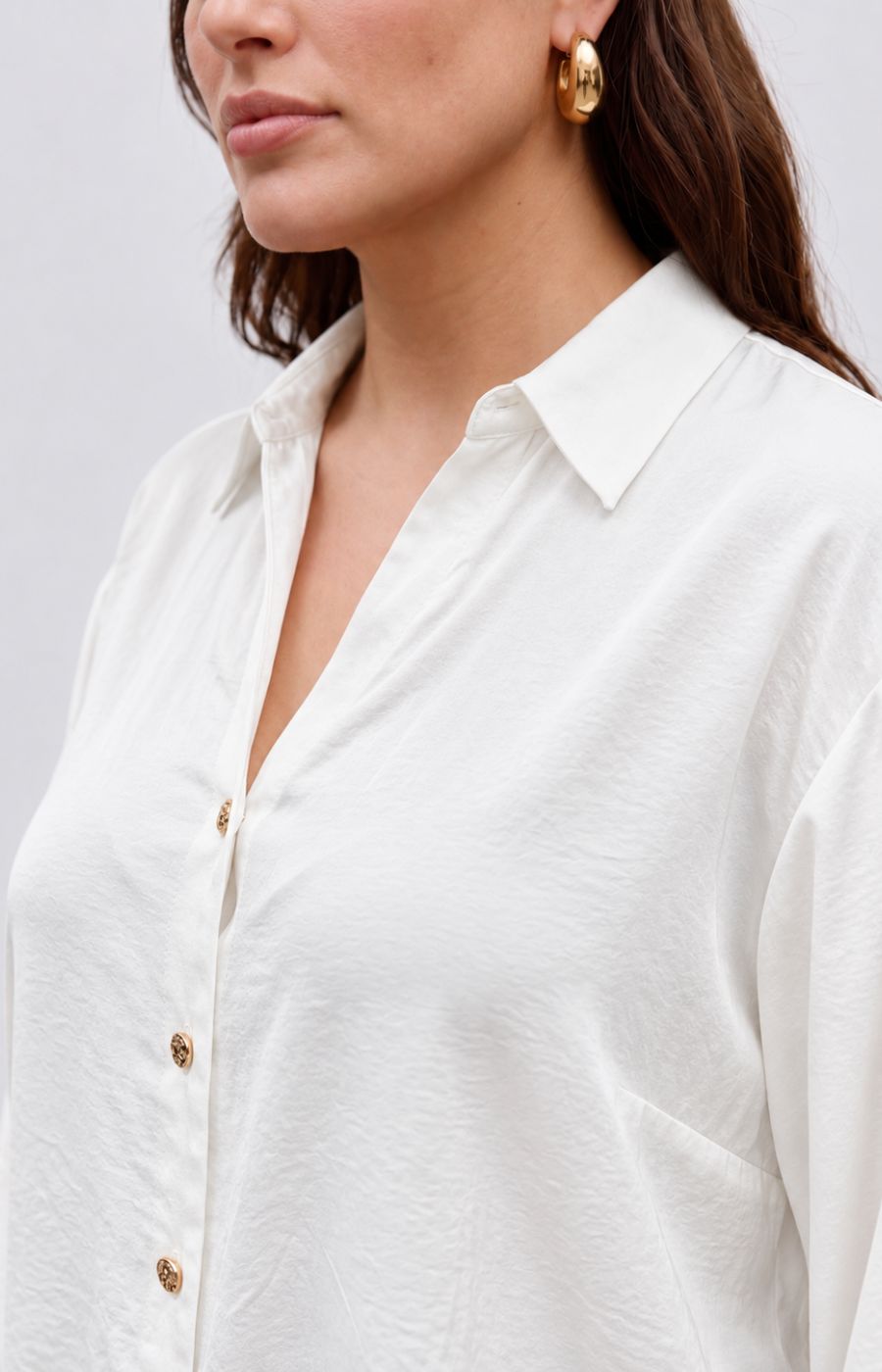 Vero Moda Curve Sommer Shirt in White 