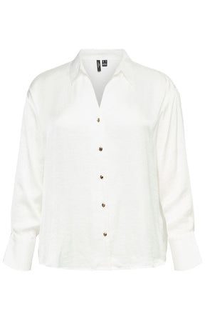 Vero Moda Curve Sommer Shirt in White 