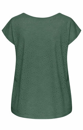Vero Moda Curve Tassa Top in Khaki 