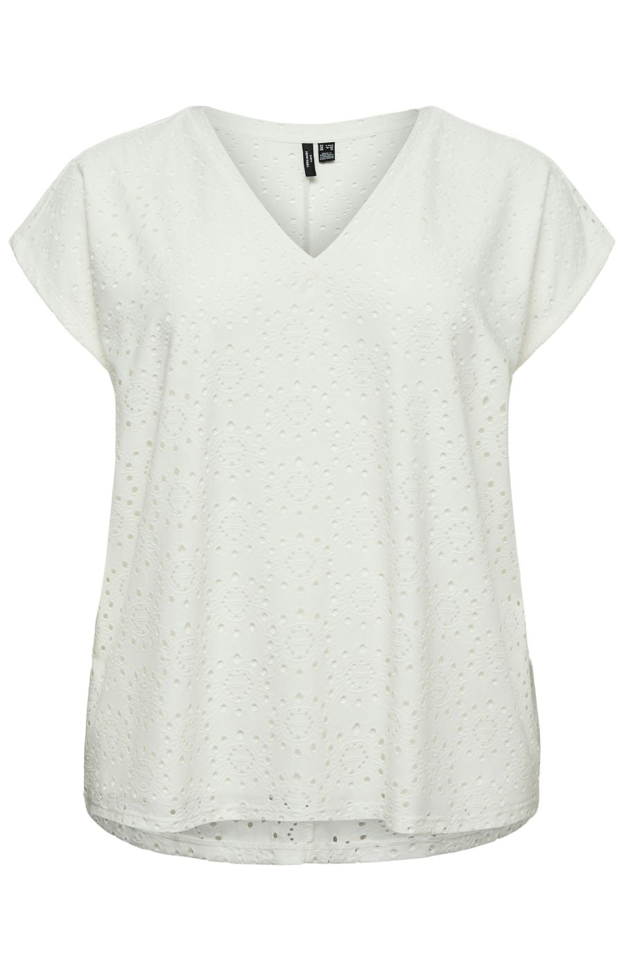 Vero Moda Curve Tassa Top in White
 