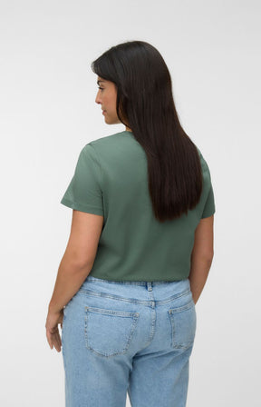  Vero Moda Curve Vanja T-Shirt in Khaki  