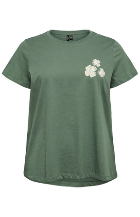 Vero Moda Curve Vanja T-Shirt in Khaki  