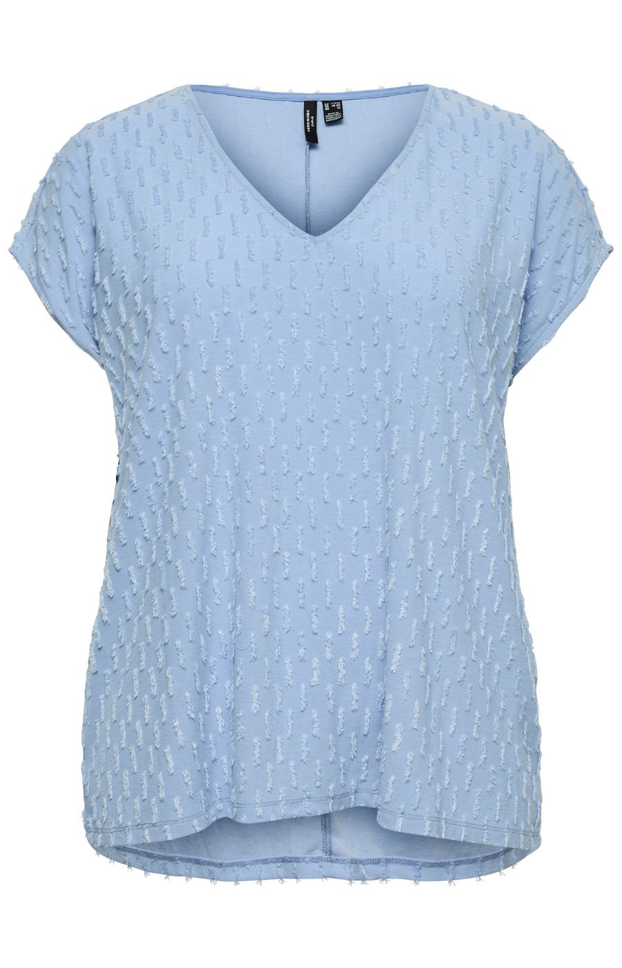 Vero Moda Curve Vinia Blouse in Blue 