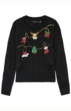 Vero Moda Curve X-Mas Decoration Knit Jumper