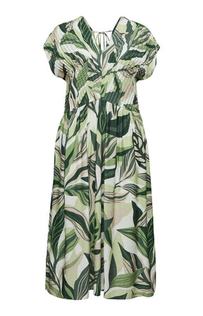 Vero Moda Curve Zoey Dress in Green 