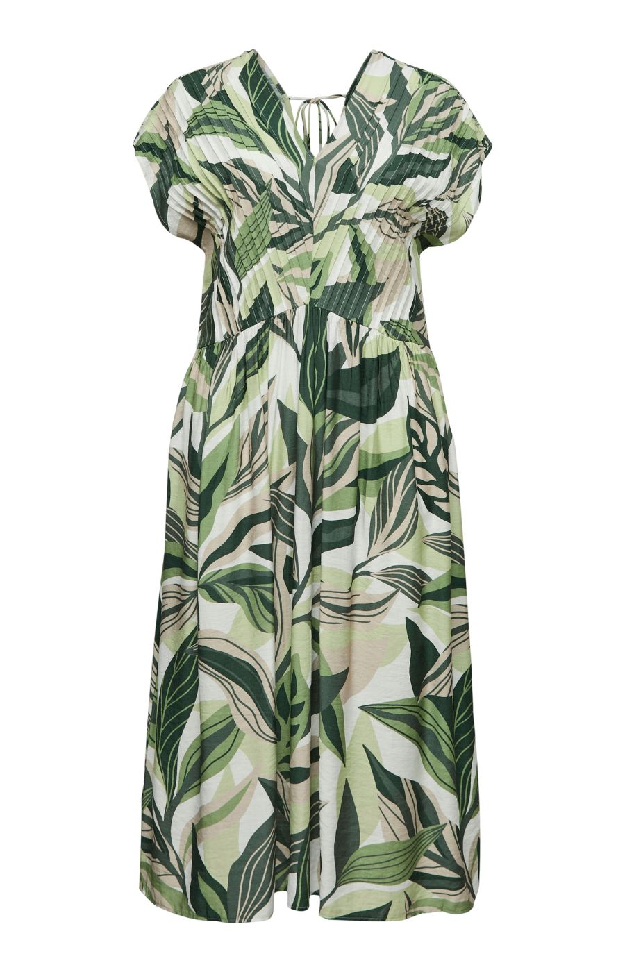 Vero Moda Curve Zoey Dress in Green 