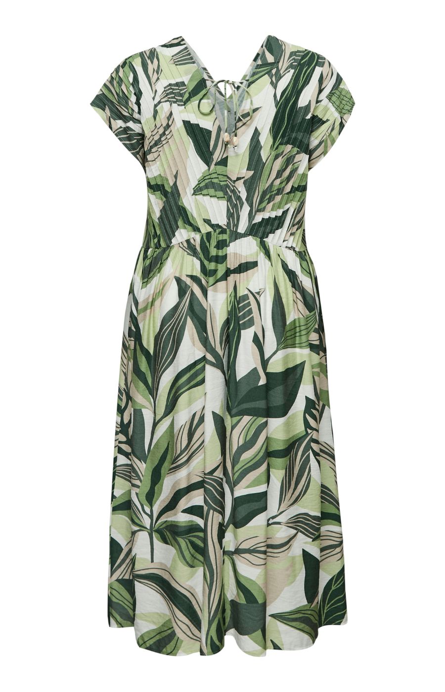 Vero Moda Curve Zoey Dress in Green 