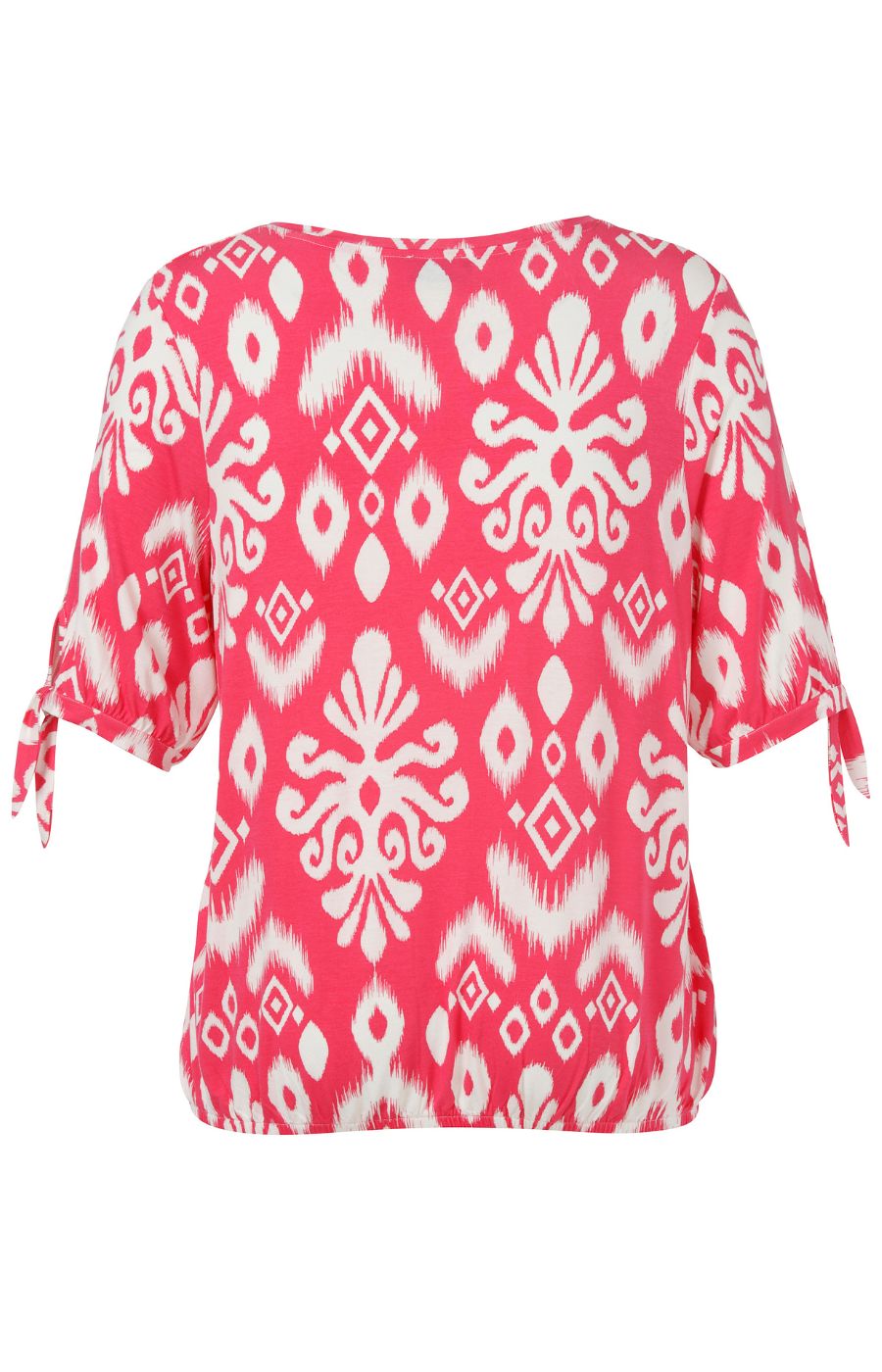 Via Appia Due Blouse in Pink Print