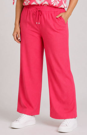 Via Appia Due Cotton Trousers in Pink 
