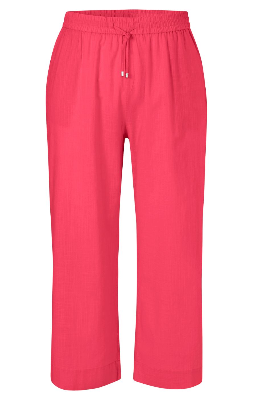 Via Appia Due Cotton Trousers in Pink 