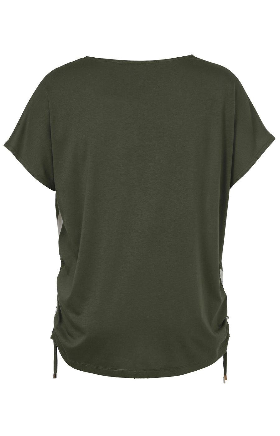Via Appia Due Dolce Vita Top in Khaki 