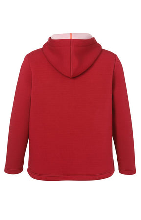 Via Appia Due Hooded Jacket in Wine