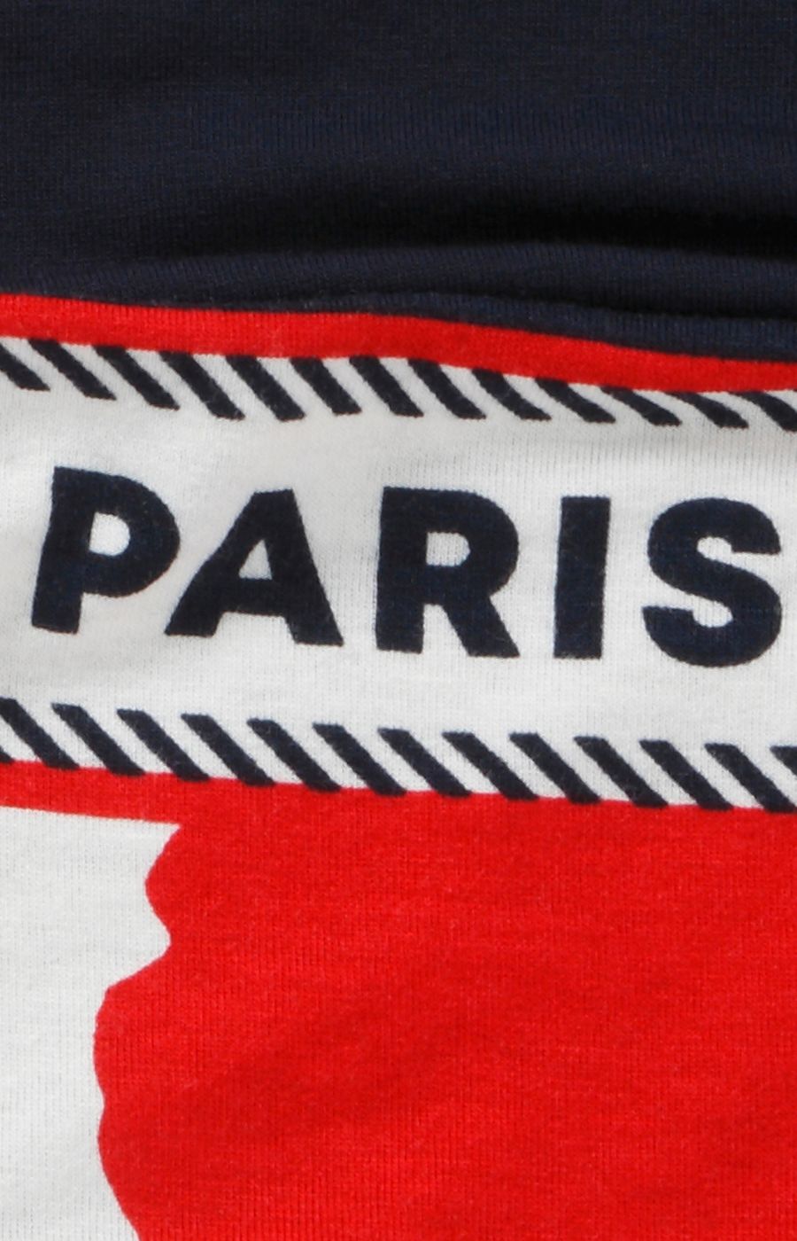 Via Appia Due Loop Scarf in Navy and Red