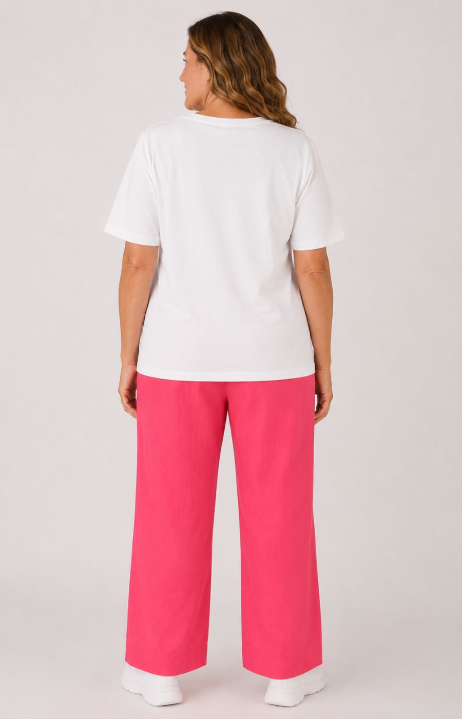 Via Appia Due Motif T-Shirt in White 