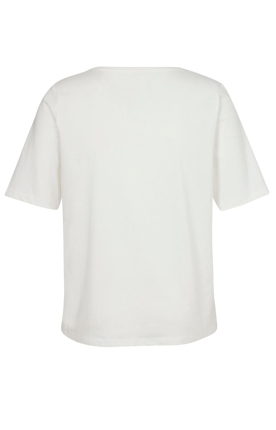 Via Appia Due Motif T-Shirt in White 