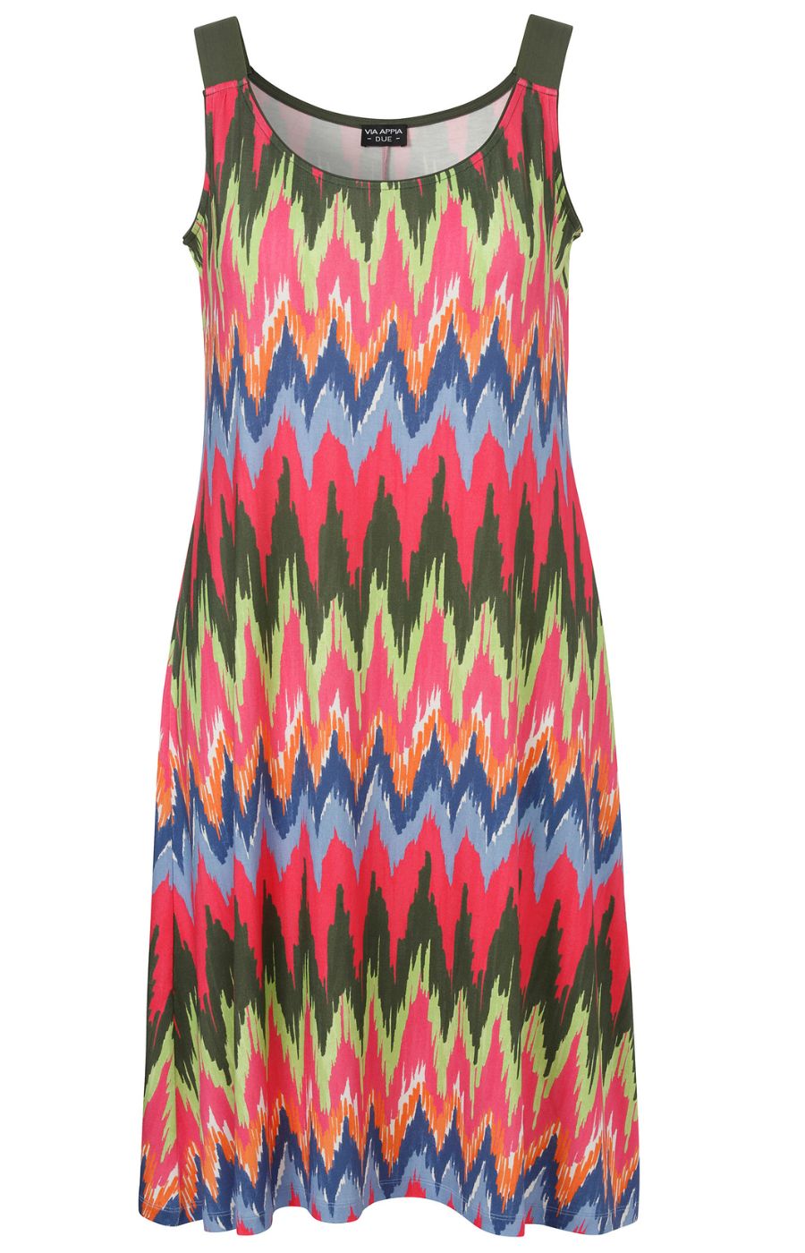 Via Appia Due Zig-Zag Dress 