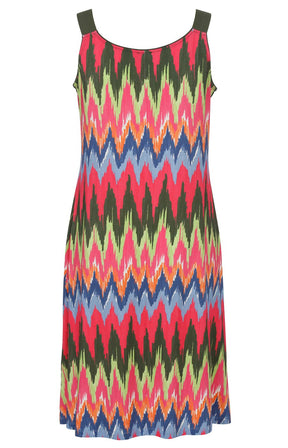 Via Appia Due Zig-Zag Dress 
