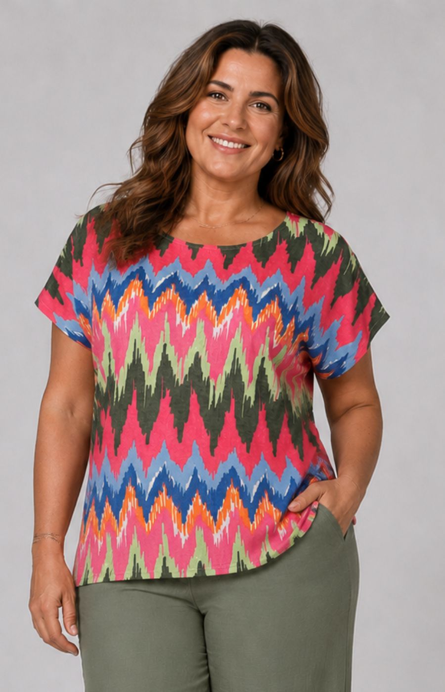 Via Appia Due Zig Zag T-Shirt 
