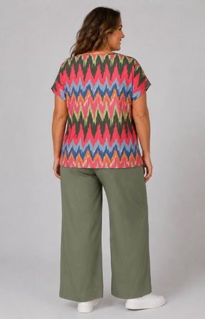 Via Appia Due Zig Zag T-Shirt 
