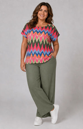 Via Appia Due Zig Zag T-Shirt 