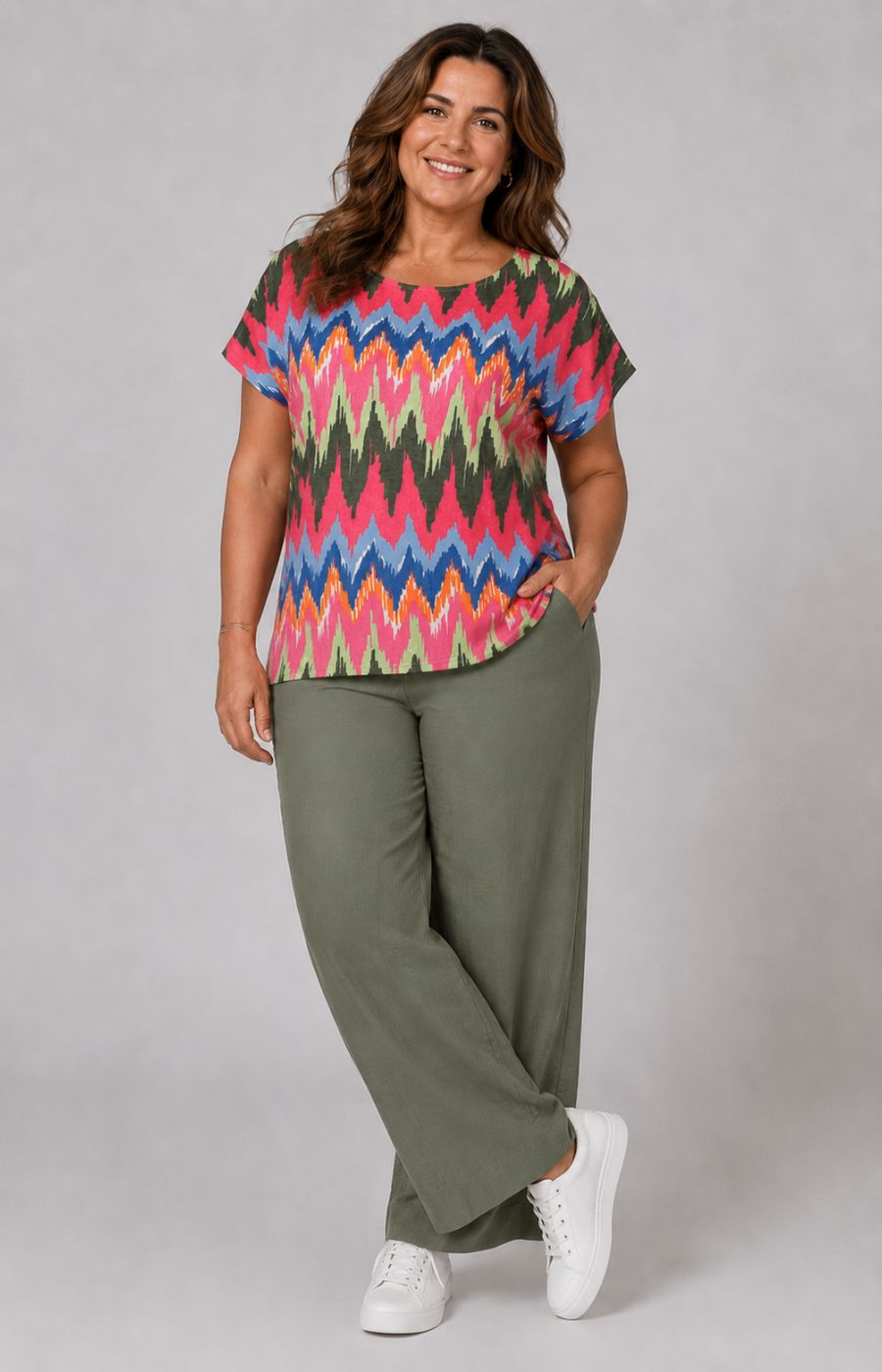 Via Appia Due Zig Zag T-Shirt 