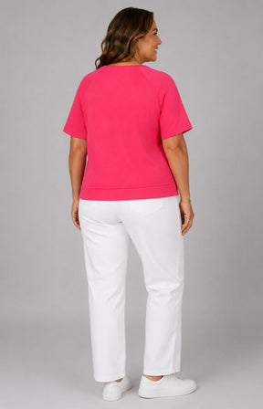 Via Appia Due Zip Jacket in Pink