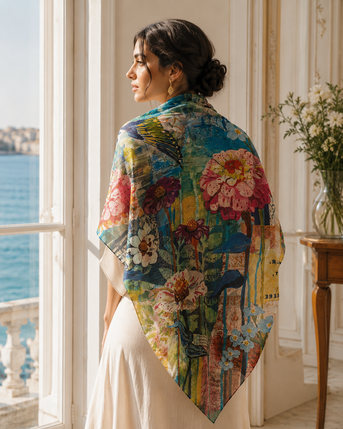 Vienna Double Sided Scarf 