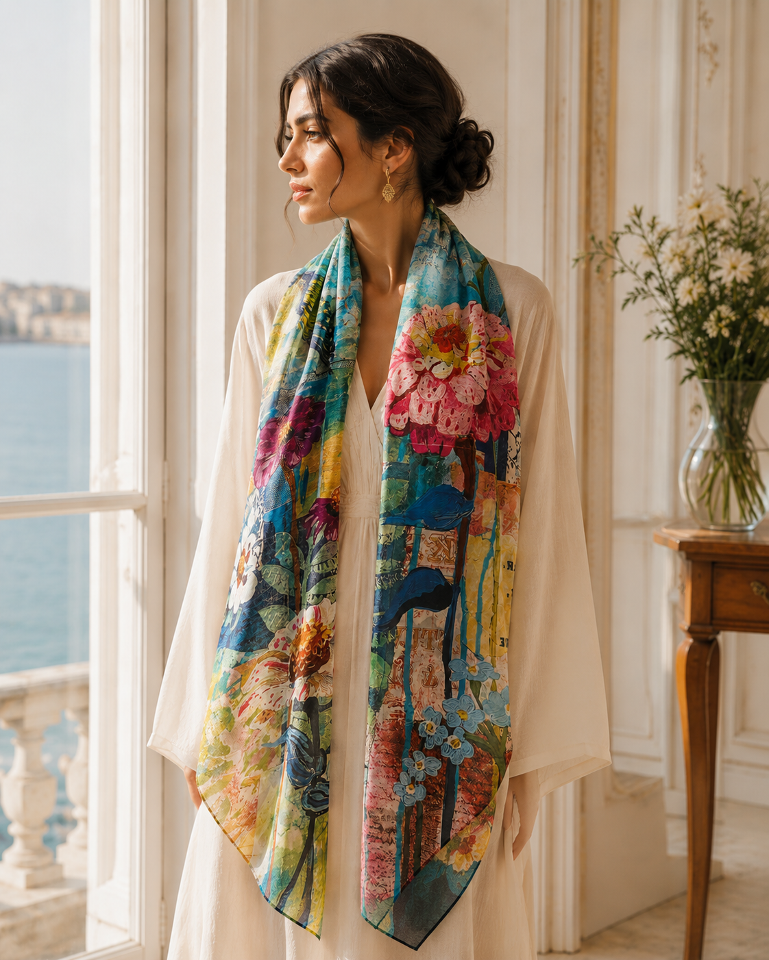 Vienna Double Sided Scarf 