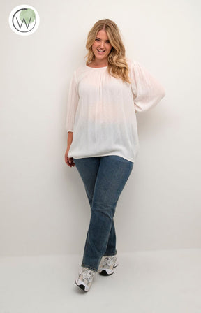 Kaffe Curve Willina Blouse in White